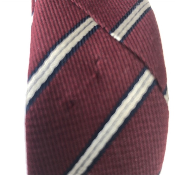 🌻 Christian Dior Striped Silk Blend Tie - Picture 7 of 11